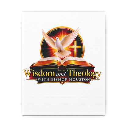 Stretched Canvas - "Wisdom and Theology with Bishop Houston" Christian Wall Art