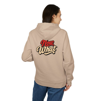 Now What Hoodie — Retro Script Graphic Pullover