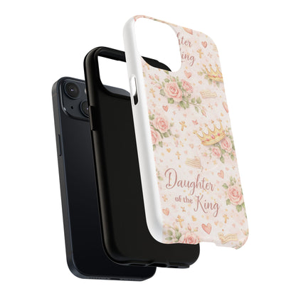 Daughter of the King Floral Phone Case — Tough Magnetic Protective Cover