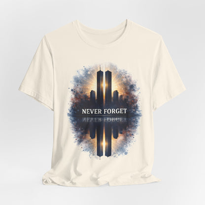 9/11 Never Forget Tee — World Trade Center Memorial Shirt