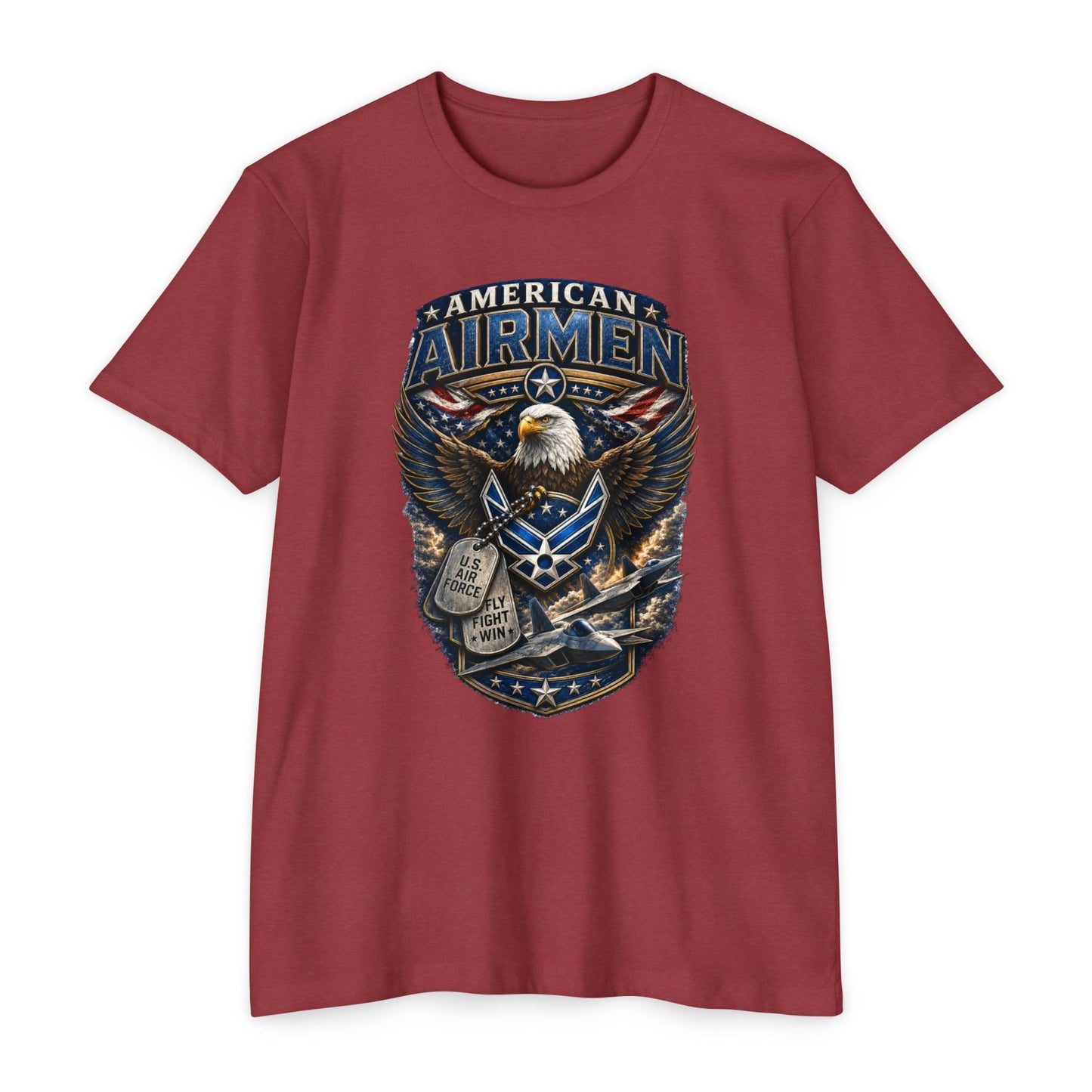 American Airmen Eagle T-Shirt — Patriotic USA Air Force Graphic Tee