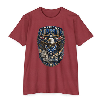 American Airmen Eagle T-Shirt — Patriotic USA Air Force Graphic Tee