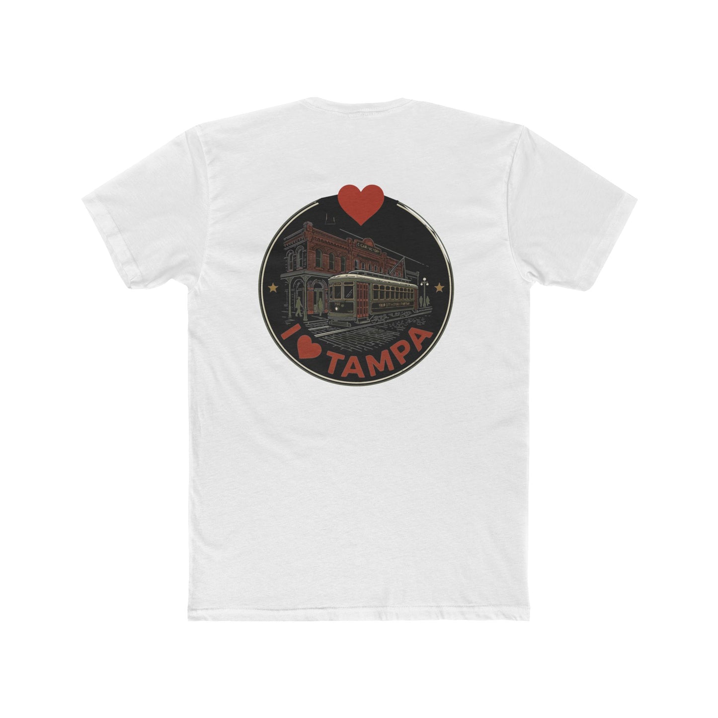 I Heart Tampa Streetcar T-Shirt — Retro Tampa Vintage City Tee