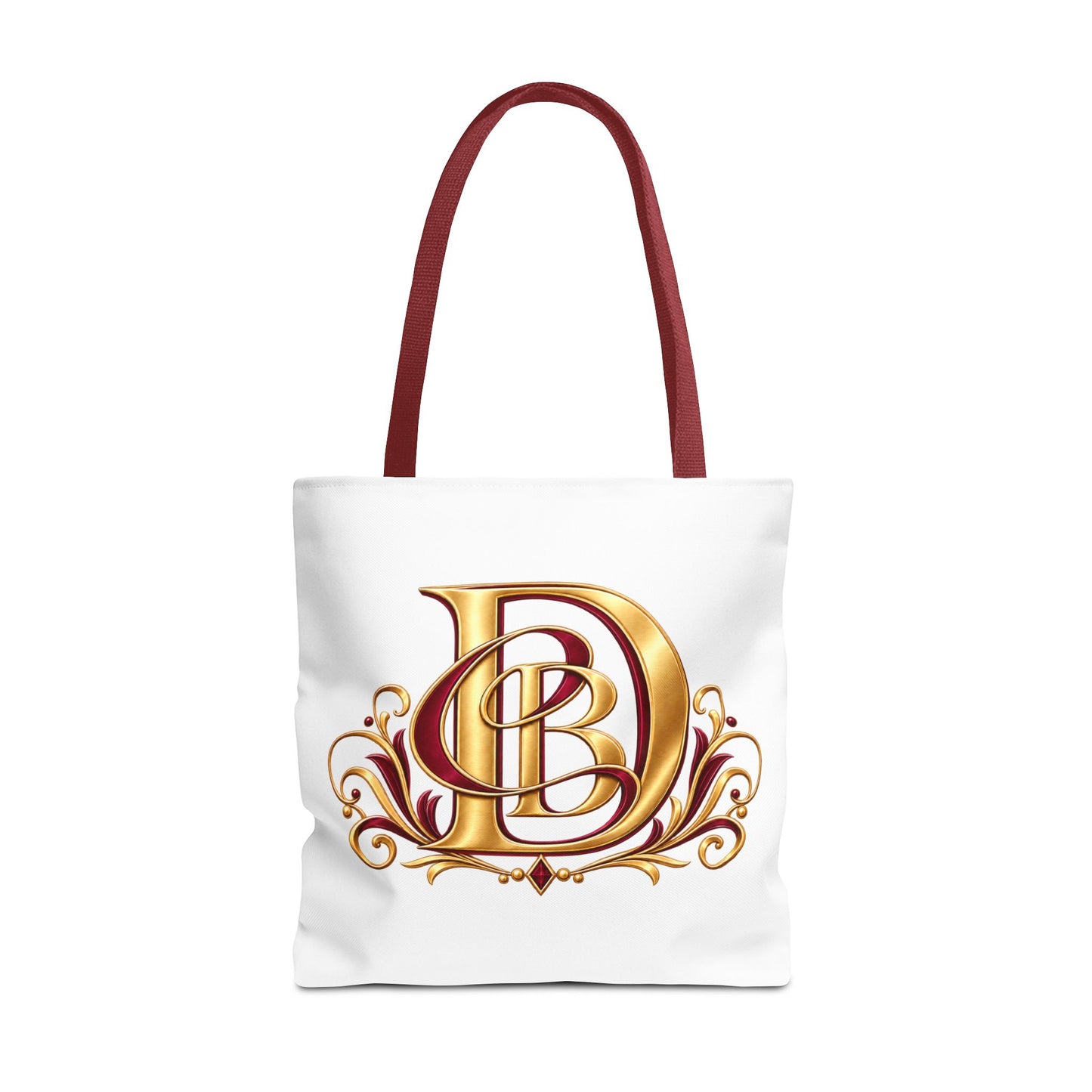 Monogram D Gold Ornate Tote Bag