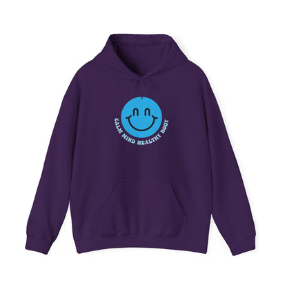 Calm Mind Healthy Body Smiley Hoodie