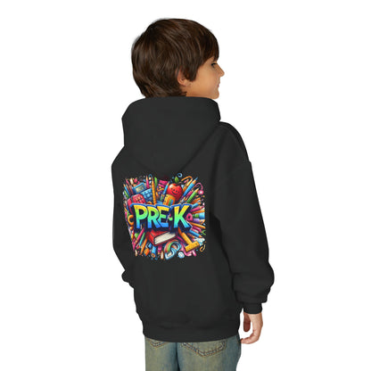 Pre-K Kids Hoodie — Colorful Back-to-School Preschool Sweatshirt