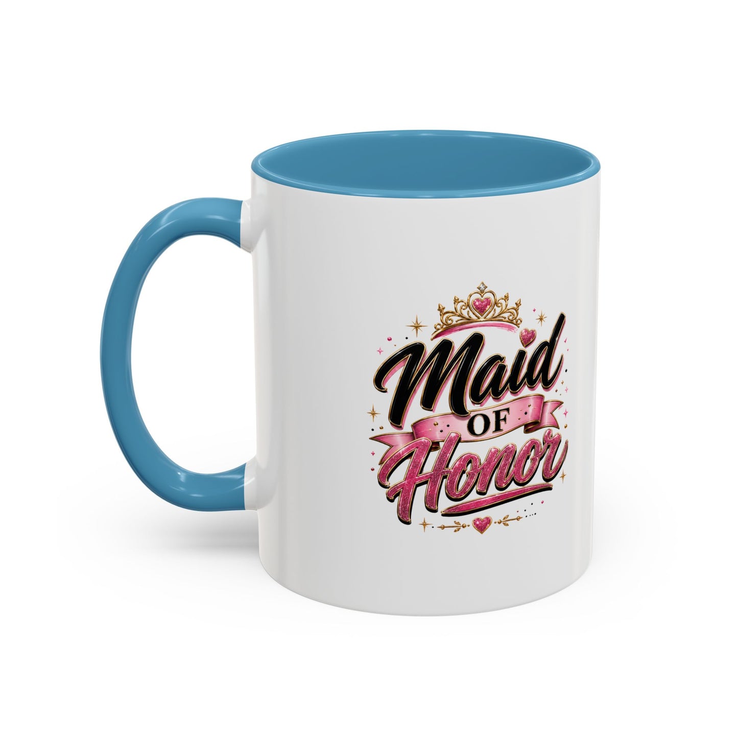 Maid of Honor Accent Coffee Mug — Bridal Party Gift (11/15oz)