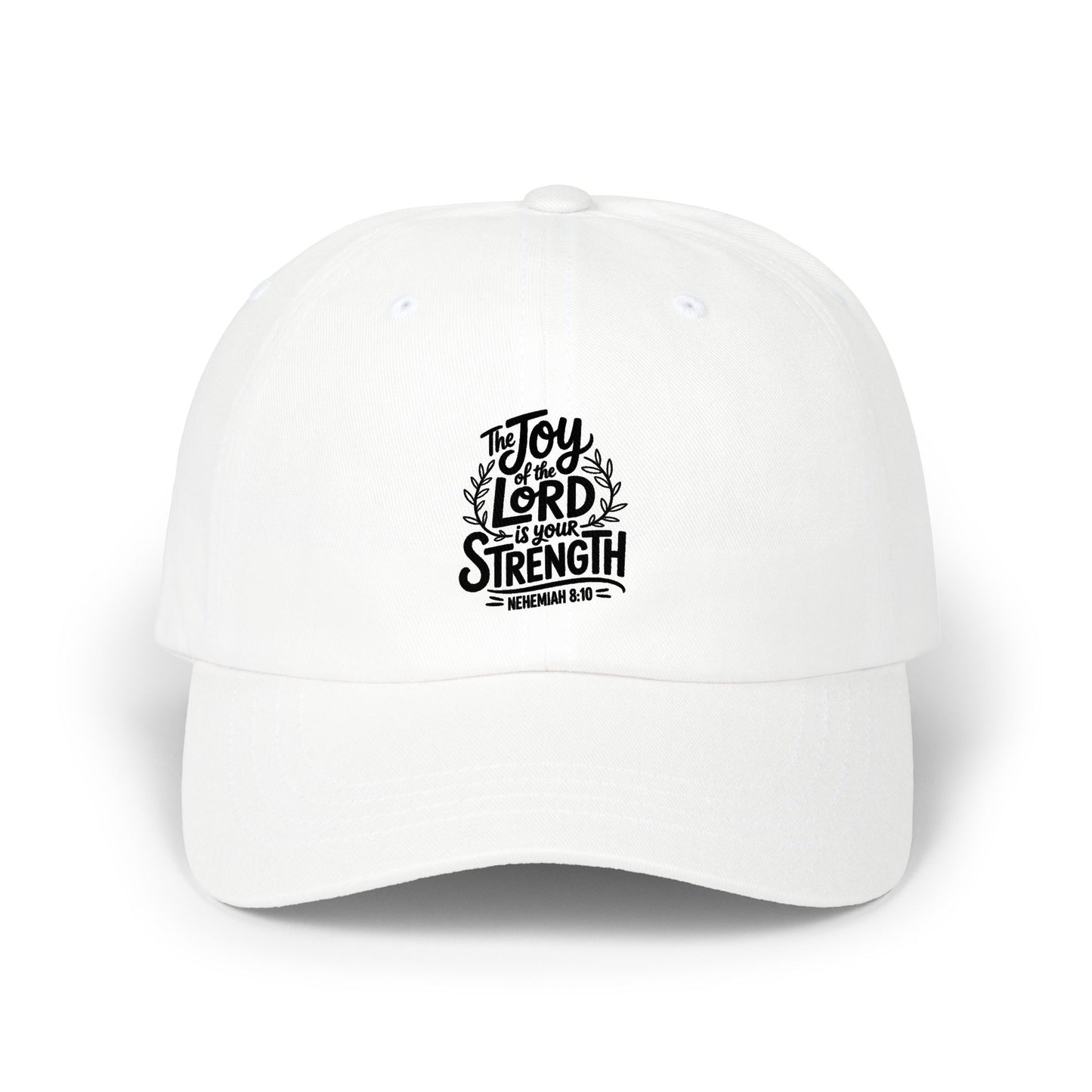 Dad Cap — "Joy of the Lord is My Strength" Embroidered Christian Hat