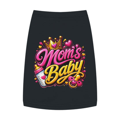 Pet Tank Top — “Mom's Baby” Cute Princess Graphic Dog Tee