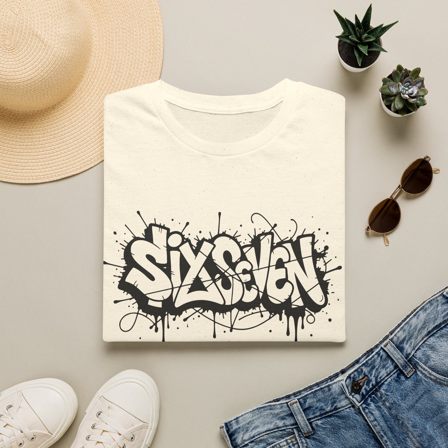 Graffiti 'SixSeven' T-Shirt - Urban Streetwear Tee