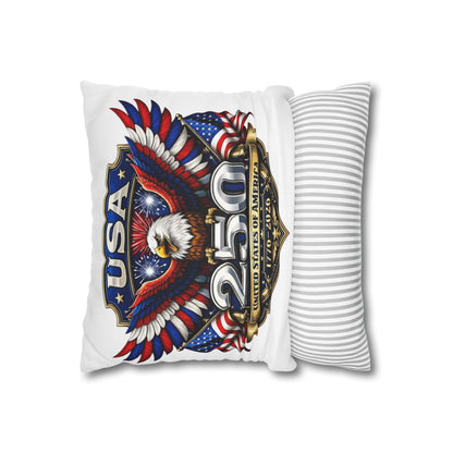 Spun Polyester Square Pillowcase