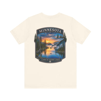 Minnesota Lakes Sunset T‑Shirt
