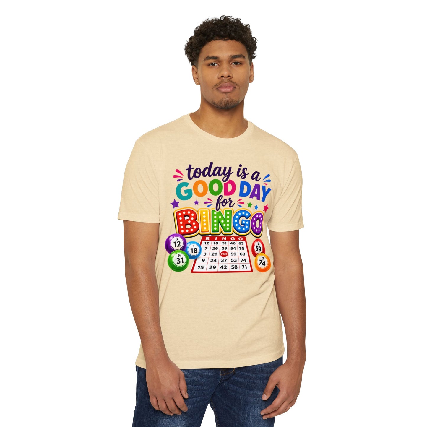 Bingo T-Shirt — "Today Is a Good Day for Bingo" Colorful Game Night Tee