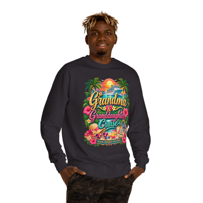 Grandma & Granddaughter Cruise Sweatshirt — Tropical Matching Trip Crewneck