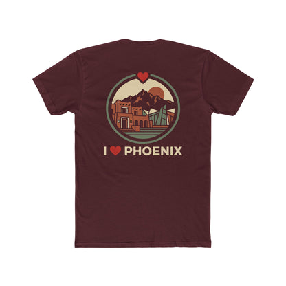 I  Phoenix Retro Skyline Tee — Vintage Arizona City Pride T-Shirt