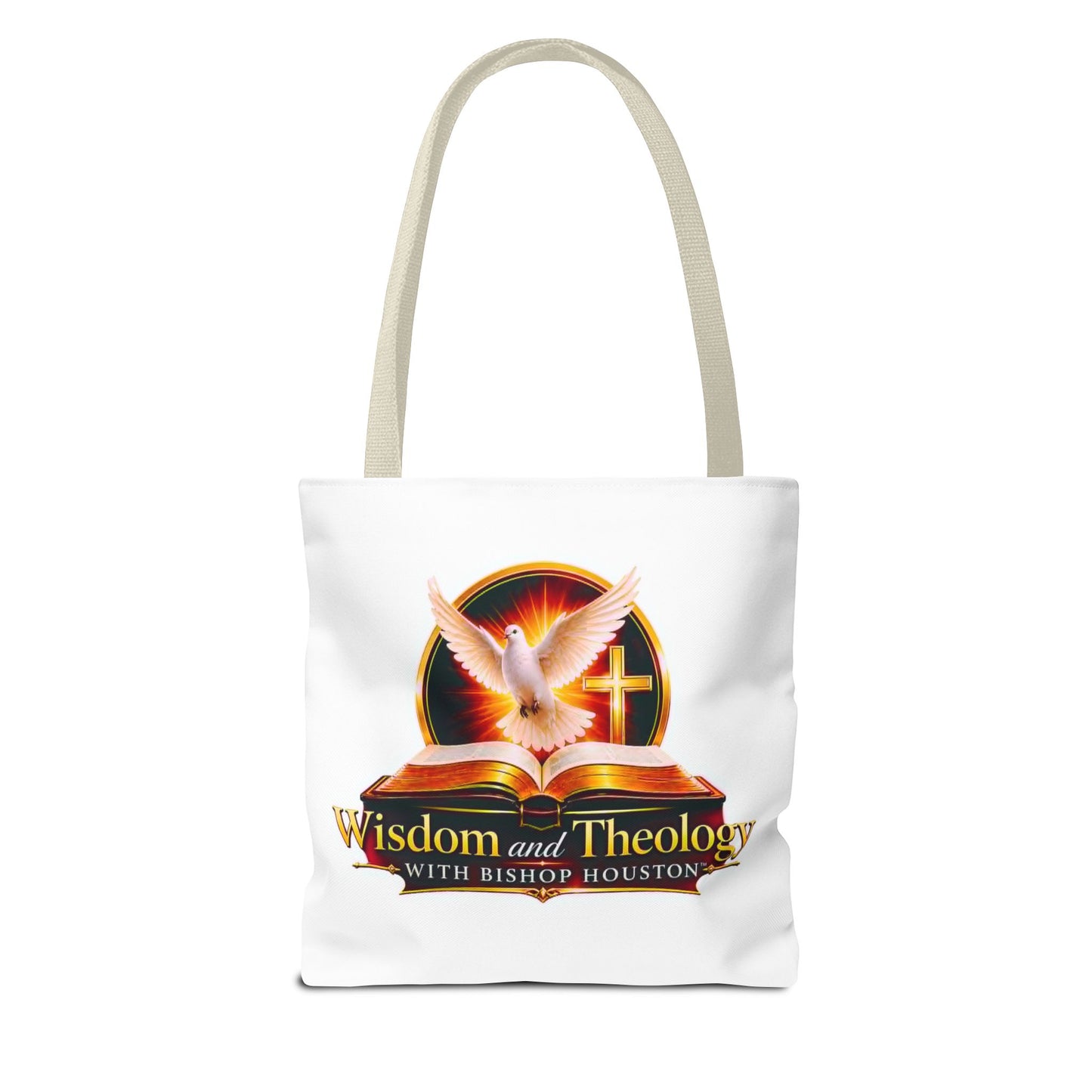 Christian Wisdom & Theology Tote Bag — 'Wisdom and Theology with Bishop Houston' Inspirational Faith Tote
