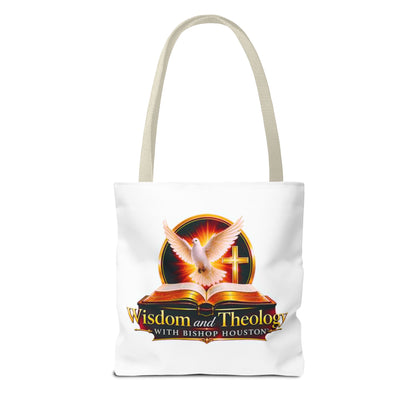 Christian Wisdom & Theology Tote Bag — 'Wisdom and Theology with Bishop Houston' Inspirational Faith Tote