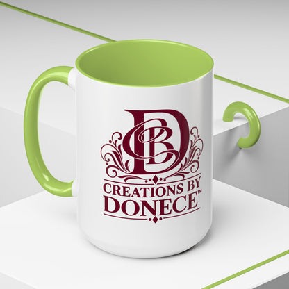 Creations by Donece Logo Accent Coffee Mug (11/15oz)