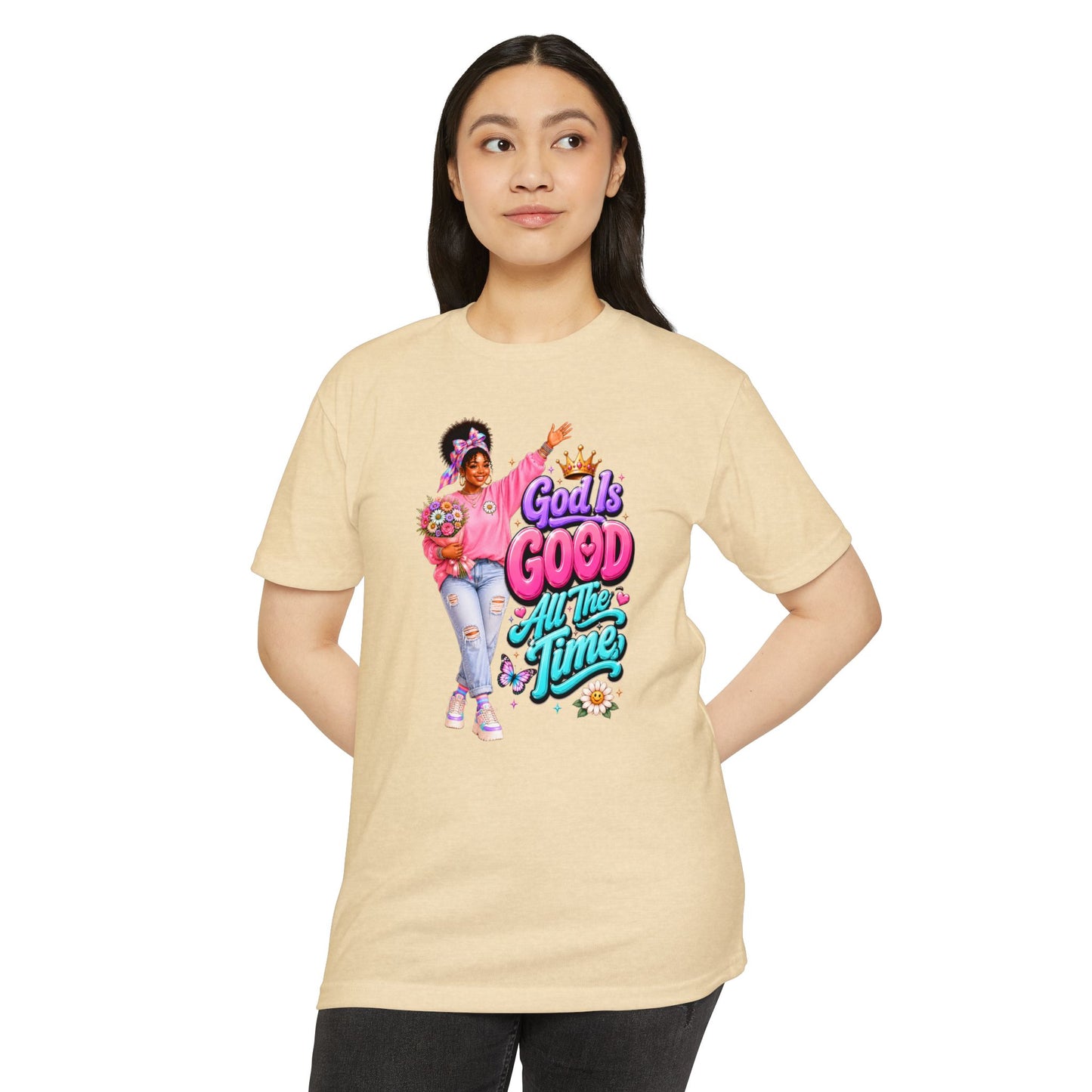 God's Good All The Time T-Shirt — Faith-Based Vintage Graphic Tee