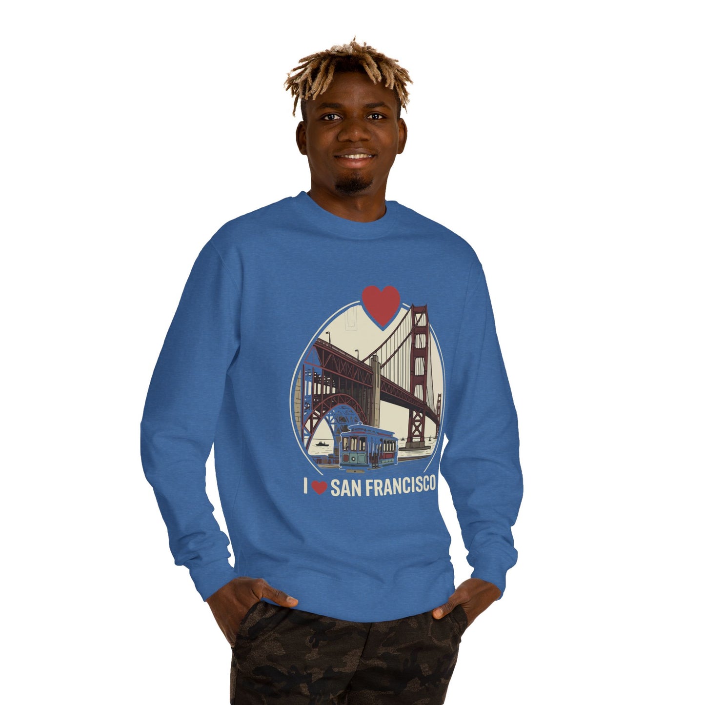 San Francisco Sweatshirt – I  San Francisco Golden Gate Bridge Crewneck