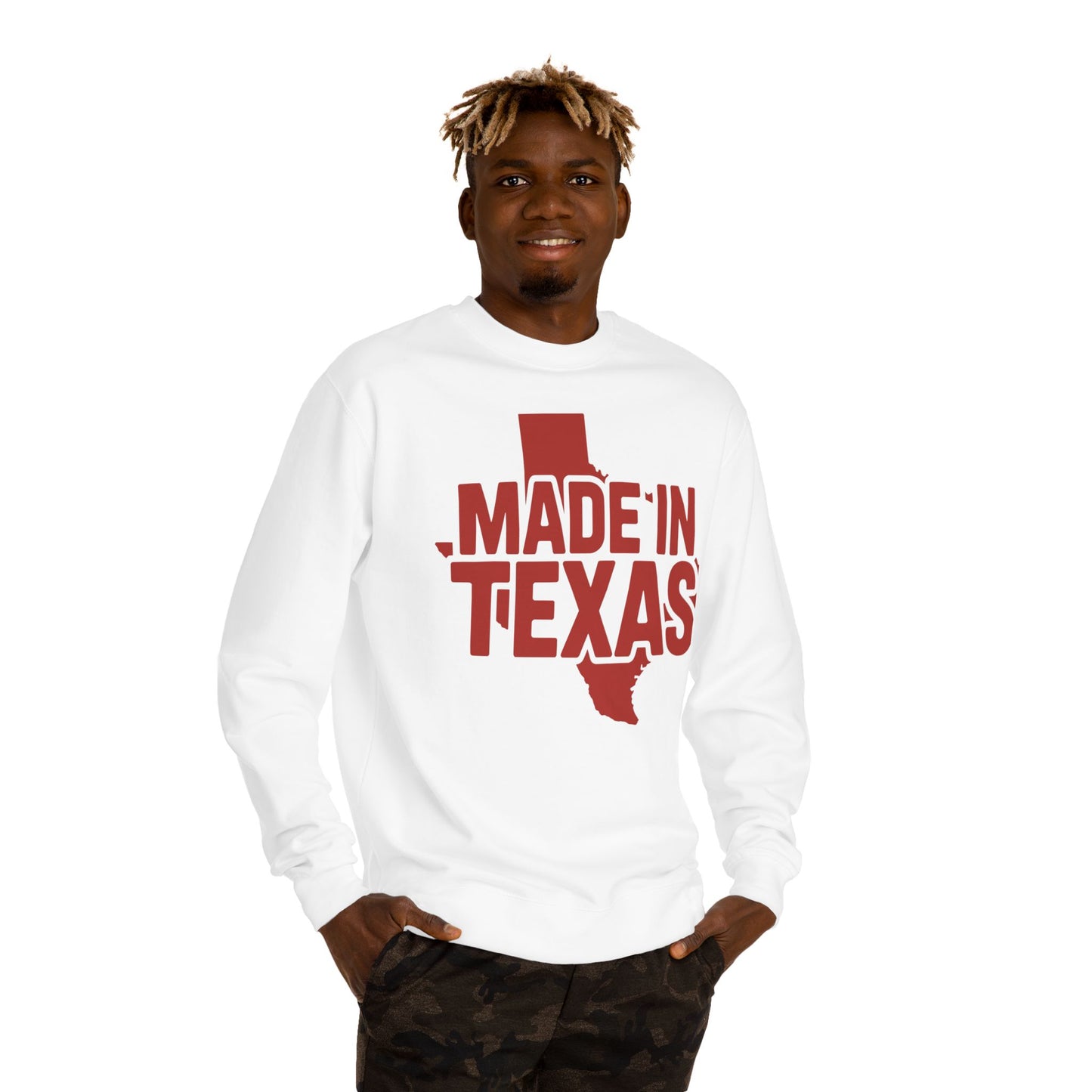 Made in Texas Sweatshirt — Retro State Pride Crewneck