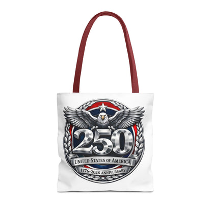 250th USA Anniversary Tote Bag — Patriotic Eagle 1776–2026 Commemorative Tote