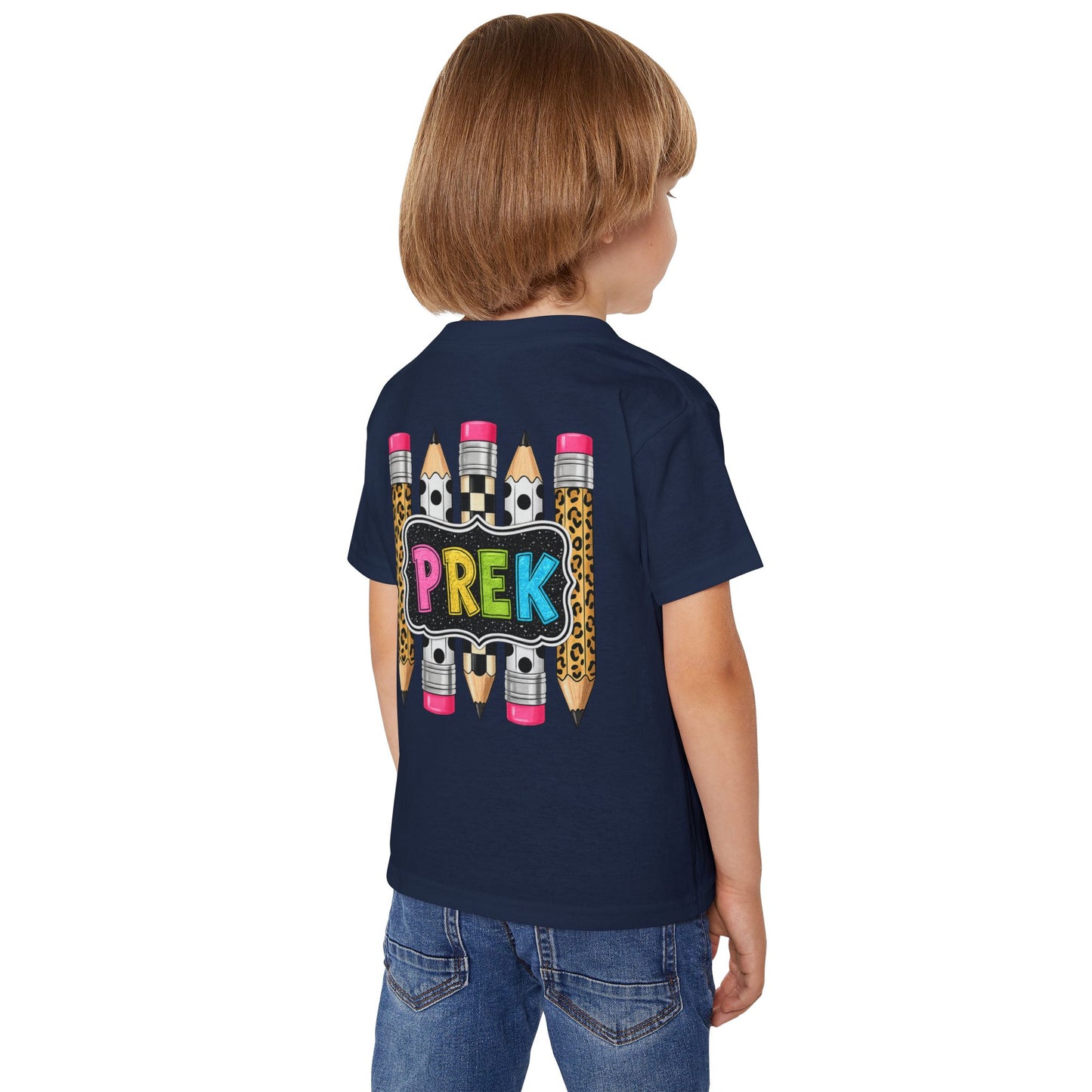 PREK Toddler T-Shirt — Colorful Pencils Back-to-School Tee