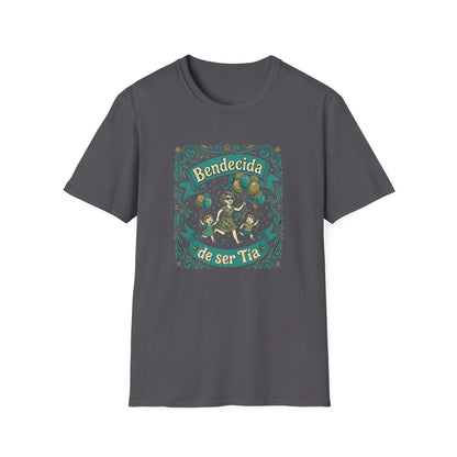 Bendecida de ser Tía (Blessed to Be an Aunt) T-Shirt