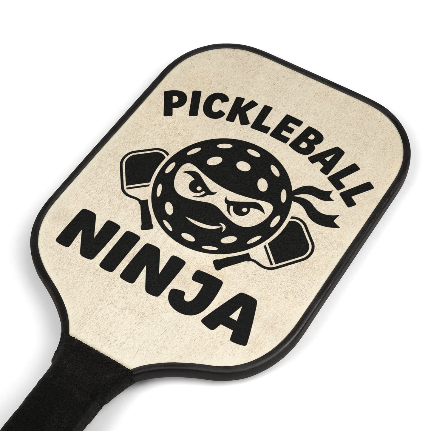 Pickleball Paddle Set — "Pickleball Ninja" Kit (2 Paddles + Balls)