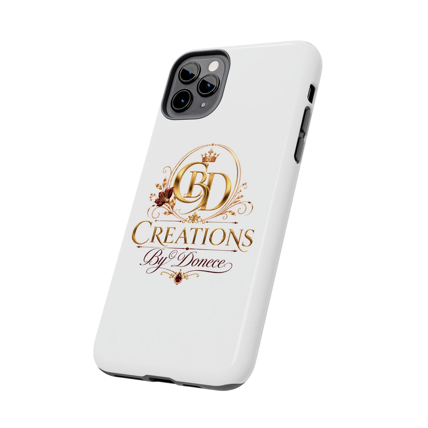 BD Creations By Donece Elegant Logo Tough Phone Case — Protective iPhone Cover