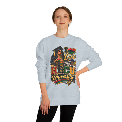 HBCU Pride Sweatshirt — "I Love My HBCU University" Alumni Crewneck