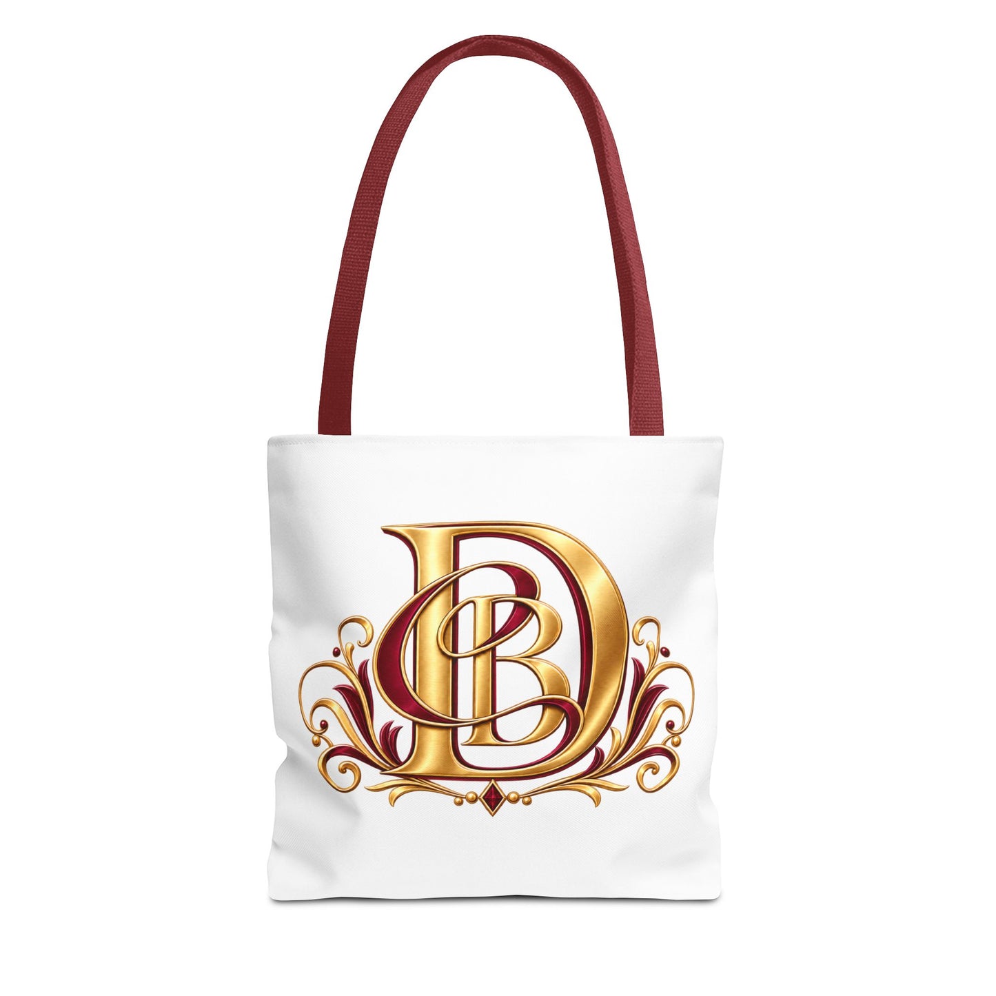 Monogram D Gold Ornate Tote Bag