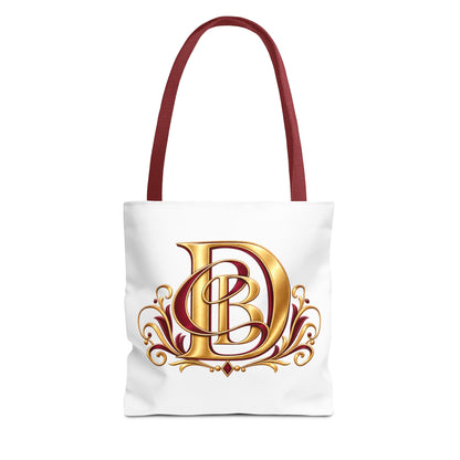Monogram D Gold Ornate Tote Bag