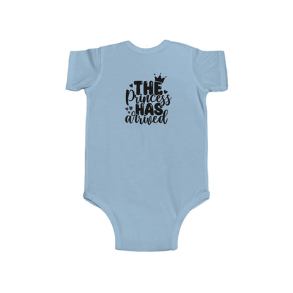 Baby Bodysuit - "The Princess Has Arrived" Newborn Onesie