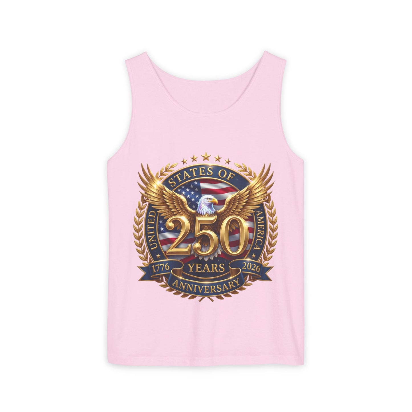 250 Years Anniversary Eagle Tank Top — United States Bicentennial Celebration Tee
