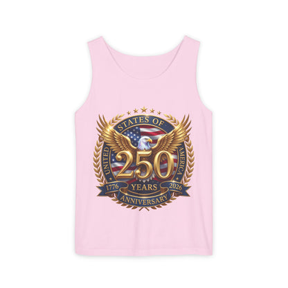 250 Years Anniversary Eagle Tank Top — United States Bicentennial Celebration Tee