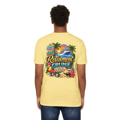 Retirement Cruise T-Shirt — Vacation & Farewell Party Tee