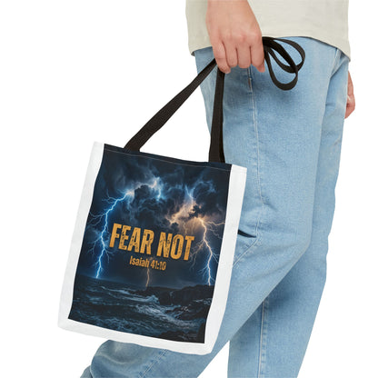 "Fear Not" - Isaiah 41:10 Tote Bag
