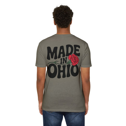 Made in Ohio T-Shirt — Vintage Floral State Pride Tee