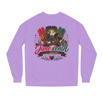 Juneteenth Celebration Sweatshirt — "Juneteenth: Resilience" African Heritage Crewneck