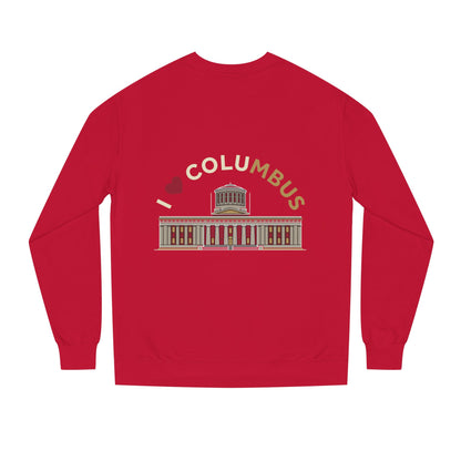 Columbus Landmark Crewneck Sweatshirt — I  Columbus Statehouse Design