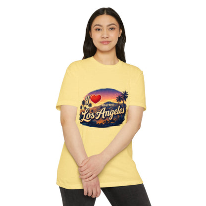 Los Angeles Sunset T‑Shirt — I  Los Angeles Vintage Palm Beach Tee
