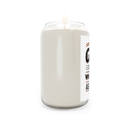 Romans 8:31 Soy Candle — "If God Is For Us, Who Can Be Against Us" 13.75oz