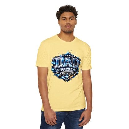 Dependable Dad Graphic T-Shirt — "Dependable Dad Different Family Man"