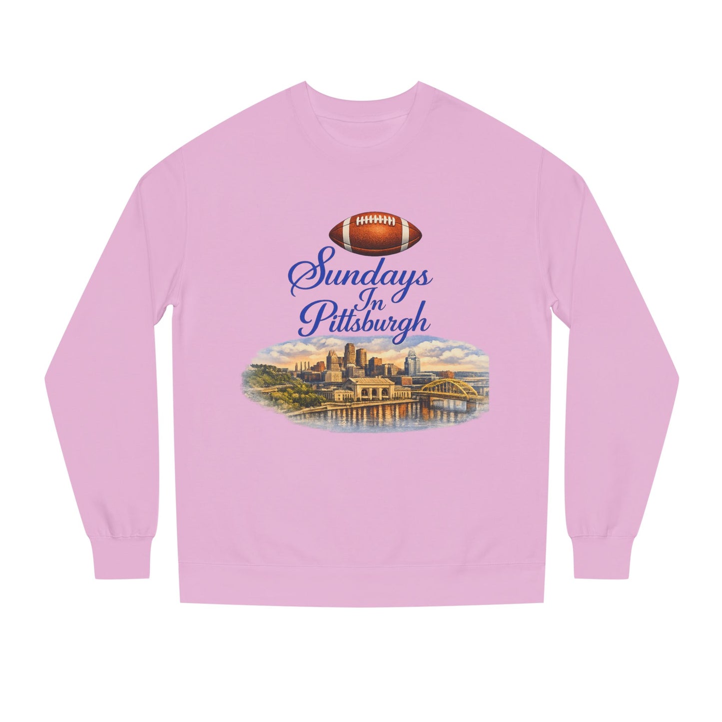 Sundays in Pittsburgh Sweatshirt — City Skyline Football Crewneck