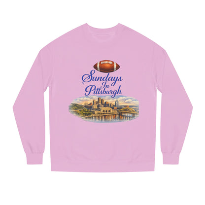 Sundays in Pittsburgh Sweatshirt — City Skyline Football Crewneck
