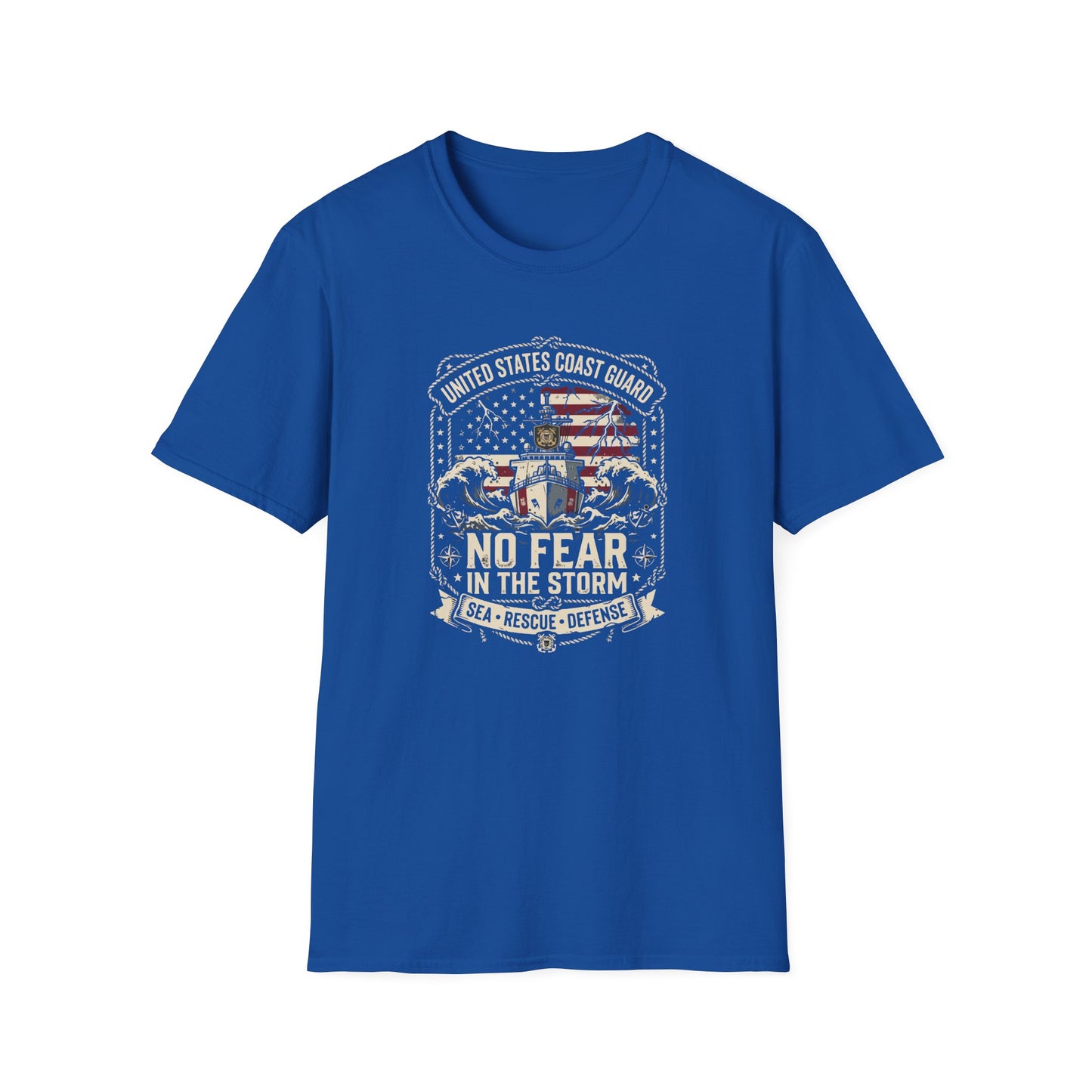 United States Coast Guard No Fear in the Storm T-Shirt