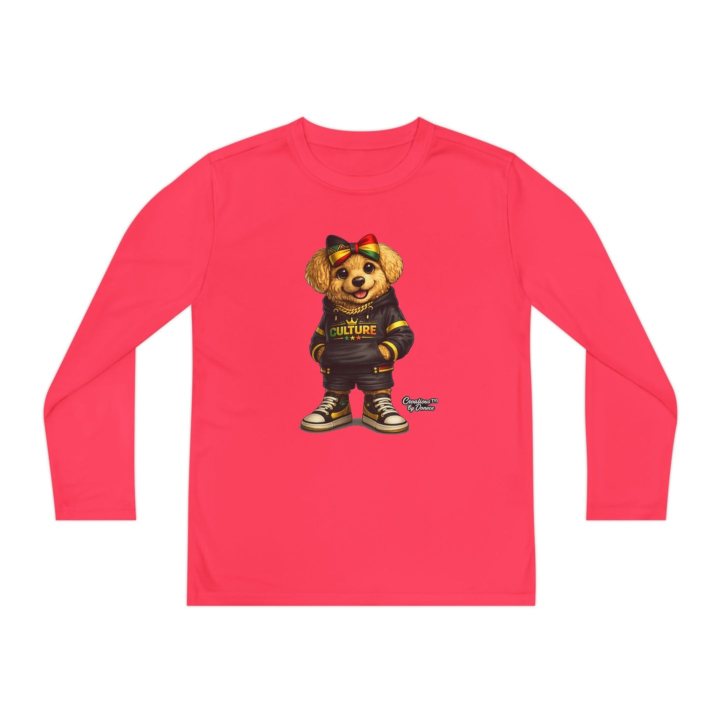 Kids Teddy Bear Graphic Long Sleeve Tee — 'Future' Hoodie Design