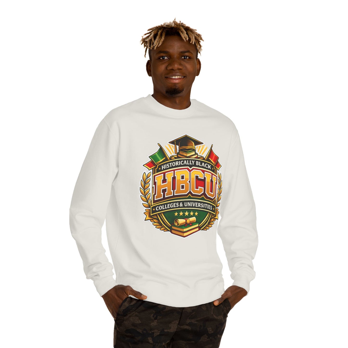HBCU Crest Sweatshirt — Historically Black Colleges & Universities Crewneck