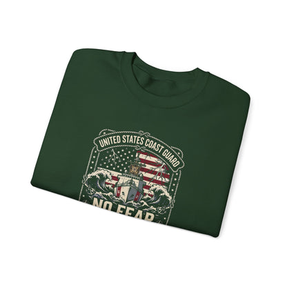 United States Coast Guard No Fear in the Storm Sweatshirt